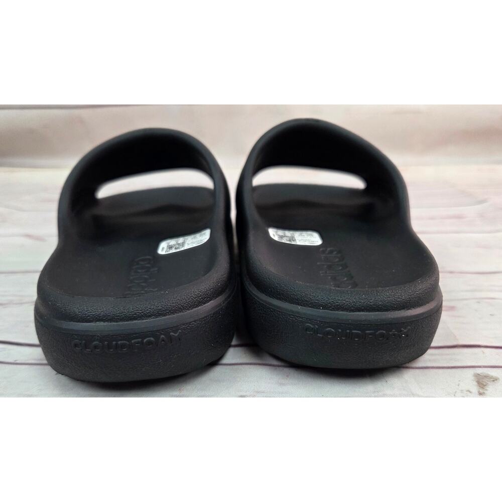 Adidas Adilette Lumia Slides Youth Size 5 Black Slip On Sandals Kids - Picture 8 of 9